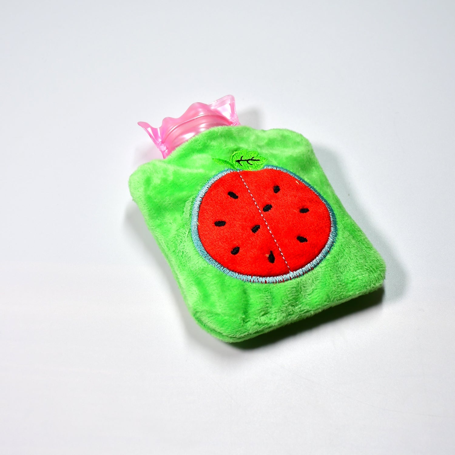 6509 Watermelon small Hot Water Bag with Cover for Pain Relief, Neck, Shoulder Pain and Hand, Feet Warmer, Menstrual Cramps. DeoDap 6509 Watermelon small Hot Water Bag with Cover for Pain Relief, Neck, Shoulder Pain and Hand, Feet Warmer, Menstrual Cramps. DeoDap